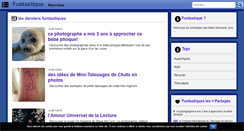Desktop Screenshot of funtastique.fr