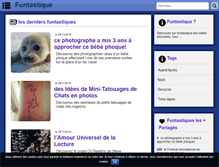 Tablet Screenshot of funtastique.fr